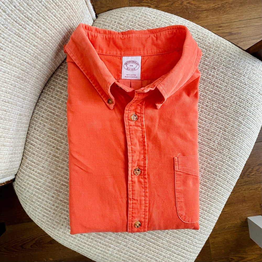 Brooks Brothers Corded Cotton Button Down | XXL